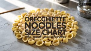 Orecchiette Noodles Size Chart: Ultimate Guide for Perfect Pasta