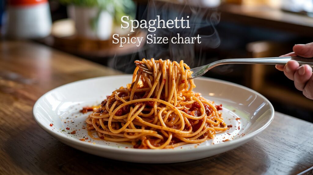 Spaghetti Noodles With Spicy Size Chart: Ultimate Guide Revealed!