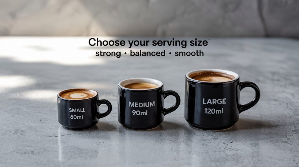 Standard Turkish Coffee Sizes