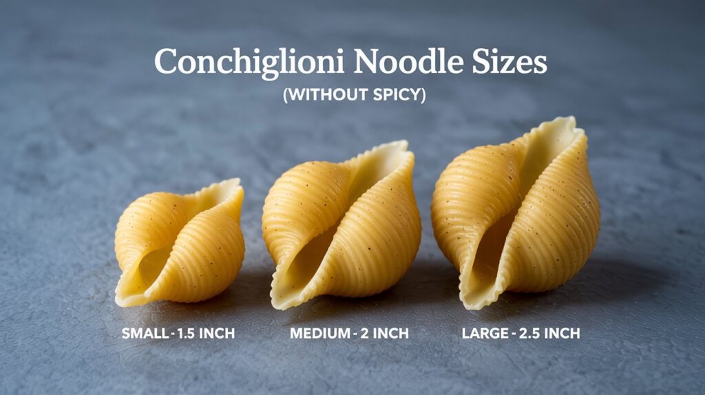 Conchiglioni Noodles Basics