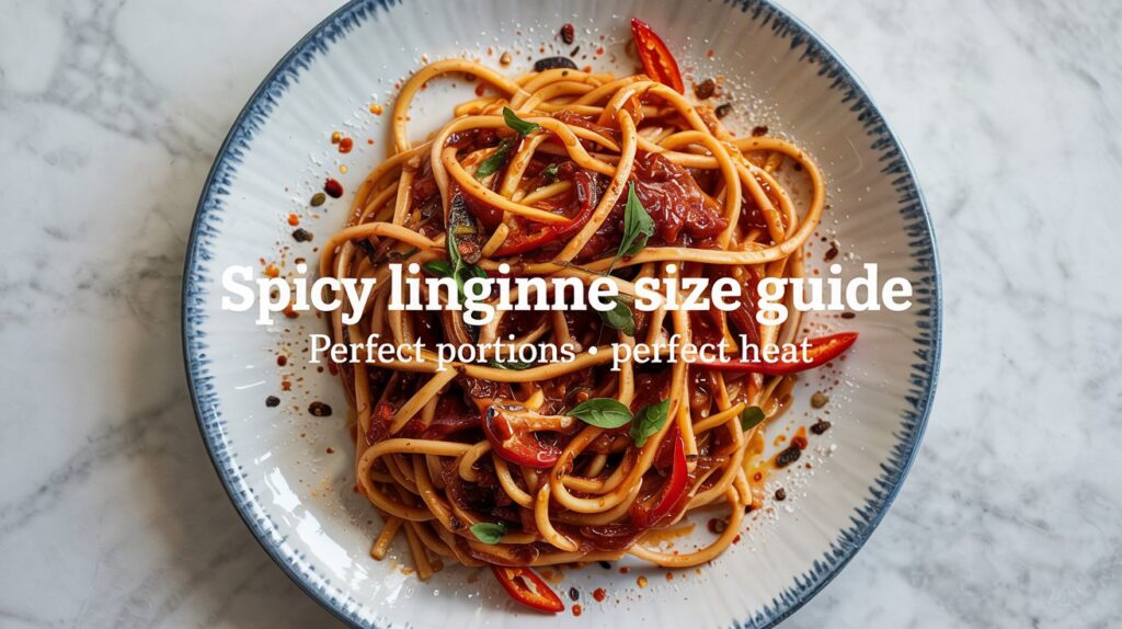Linguine Noodles With Spicy Size Chart: Ultimate Guide to Perfect Heat