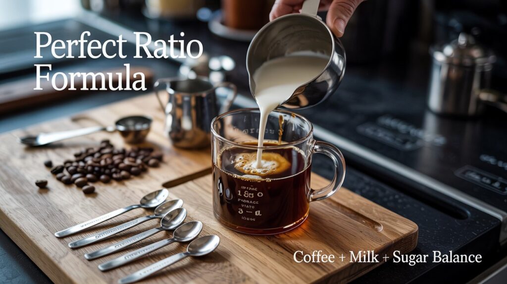 Adjusting Milk And Sugar Ratios