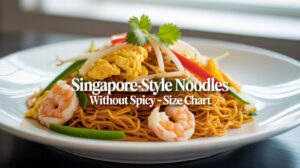 Singapore-Style Noodles Without Spicy Size Chart