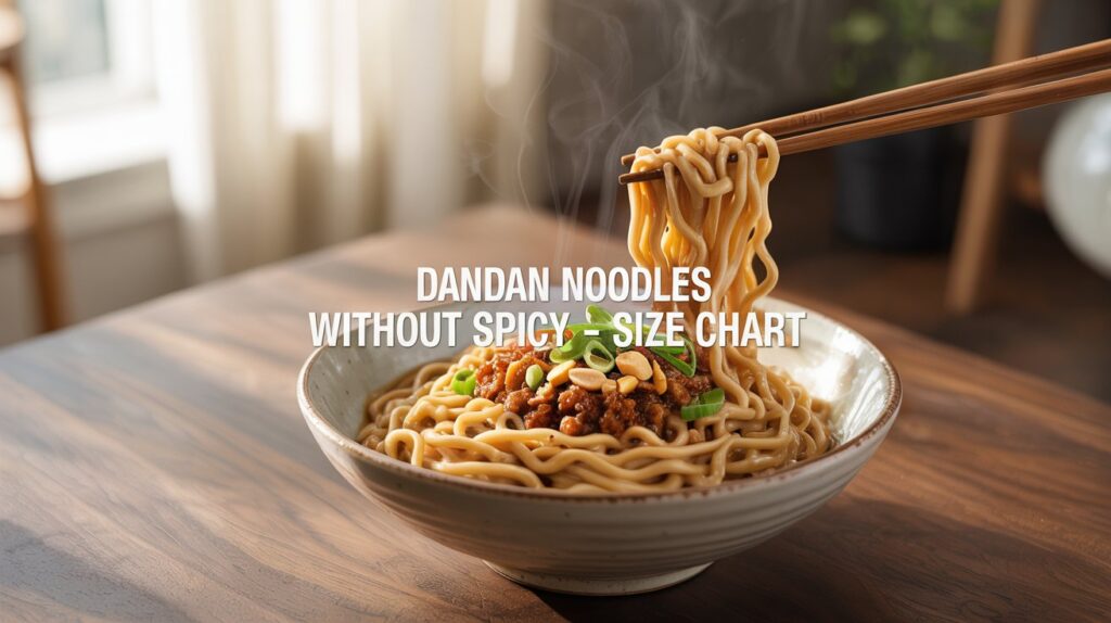 Dandan Noodles Without Spicy Size Chart: Ultimate Guide & Tips