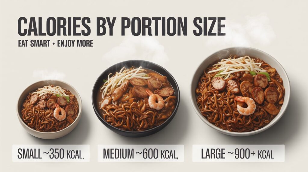 Measuring Char Kway Teow Portions
