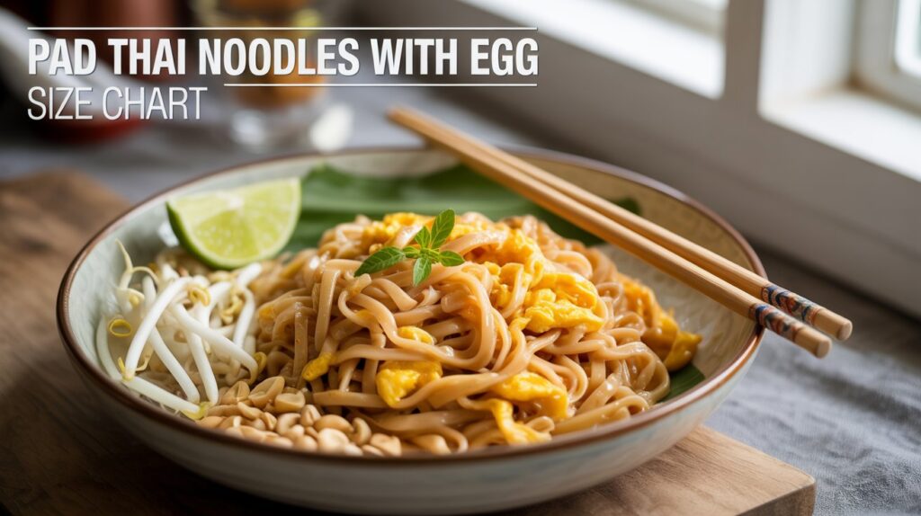 Pad Thai Noodles With Egg Size Chart: Ultimate Guide