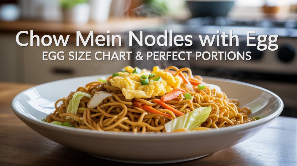 Chow Mein Noodles With Egg Size Chart: Ultimate Guide
