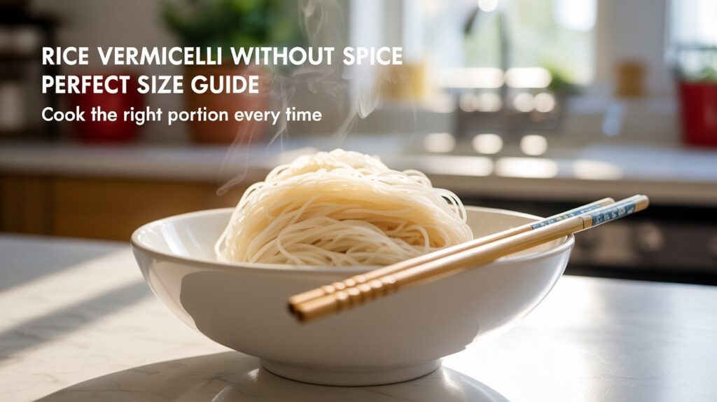 Rice Vermicelli Noodles Without Spicy Size Chart: Ultimate Guide