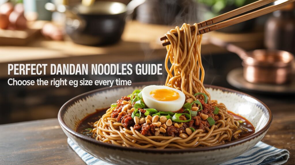 Dandan Noodles With Egg Size Chart: Ultimate Guide
