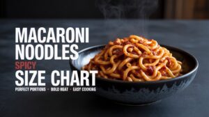 Macaroni Noodles With Spicy Size Chart: Ultimate Guide & Tips