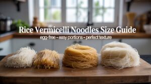 Rice Vermicelli Noodles Without Egg Size Chart: Ultimate Guide