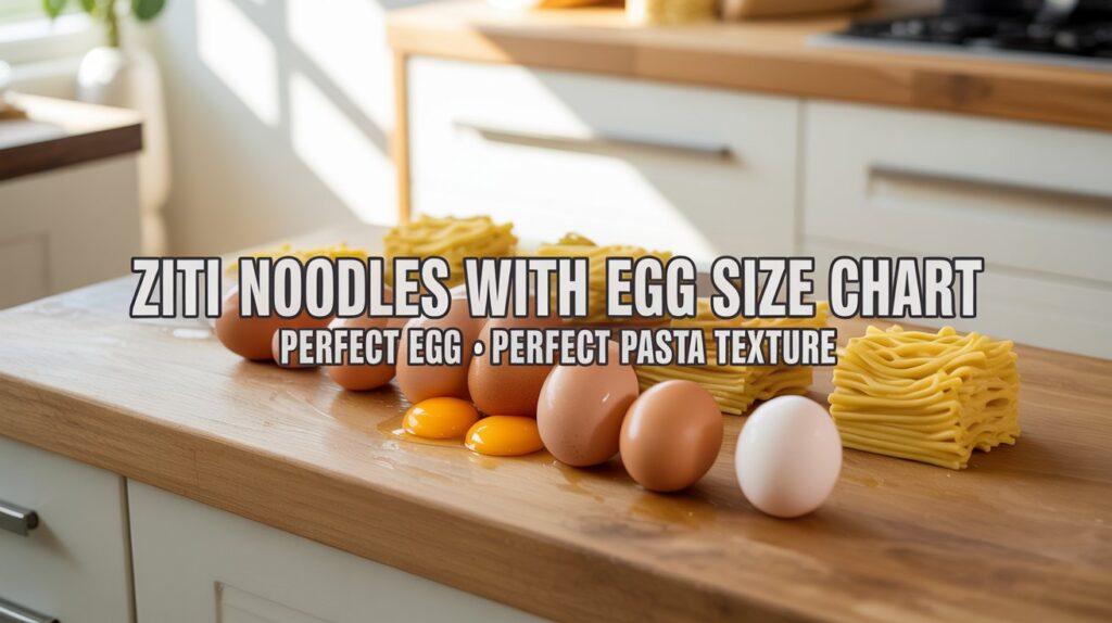 Ziti Noodles With Egg Size Chart: Ultimate Guide for Perfect Cooking