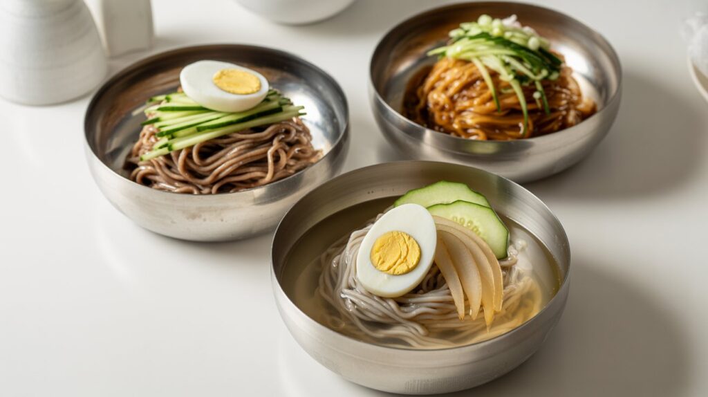 Non-spicy Naengmyeon Varieties