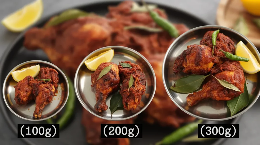 Chicken 65 Portion Basics