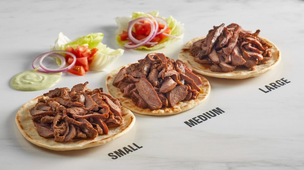Beef Shawarma Size Chart: Ultimate Guide to Perfect Portions