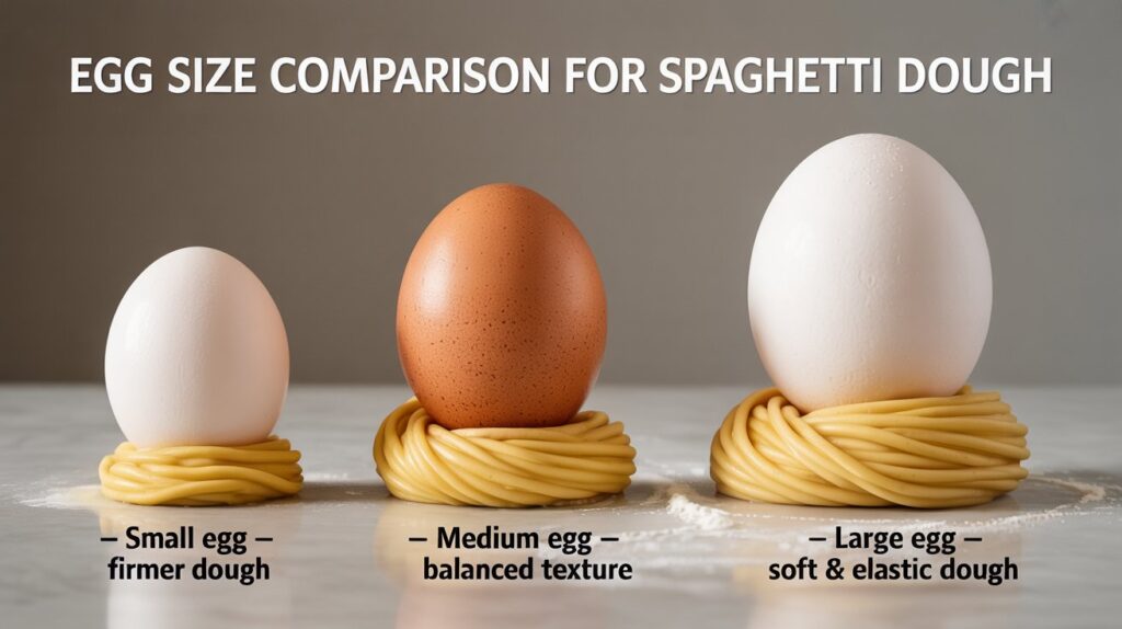 Egg Size Chart For Spaghetti
