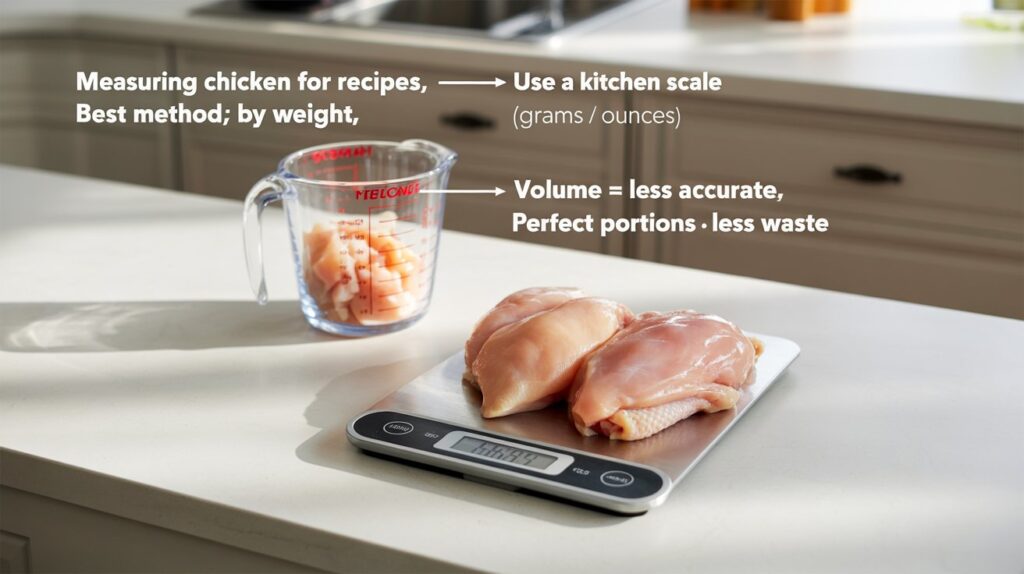 Measuring Chicken For Recipes