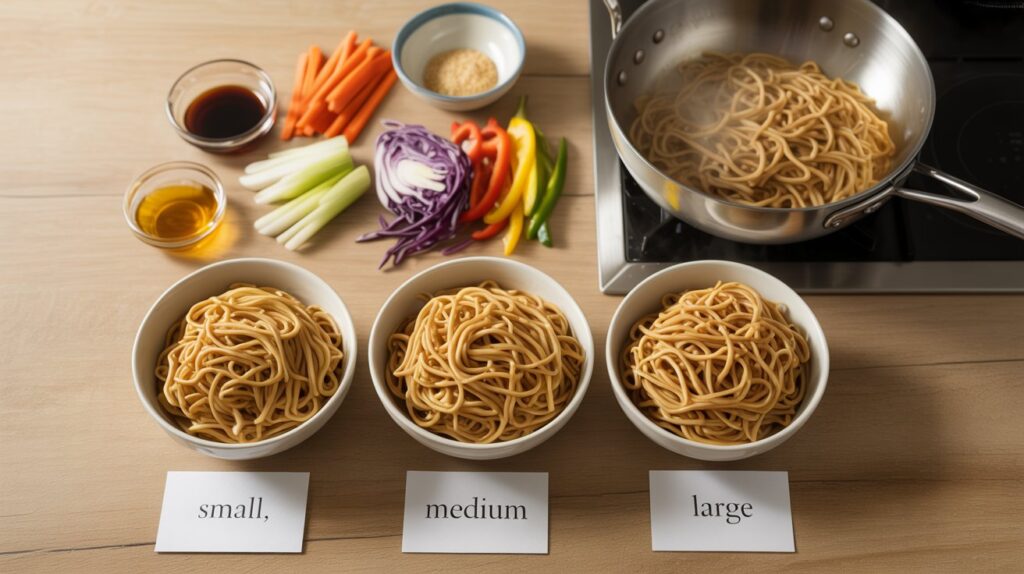 Lo Mein Noodles Without Spicy Size Chart: Ultimate Guide & Tips