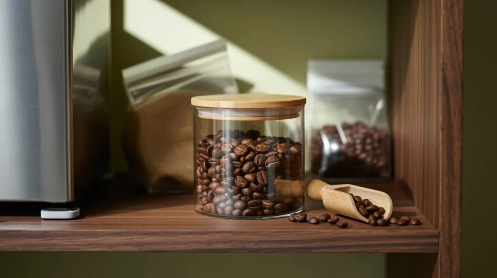 Storing Coffea Arabica