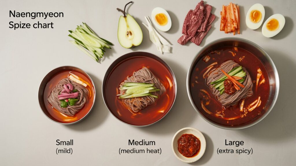 Naengmyeon Noodles With Spicy Size Chart: Ultimate Flavor Guide