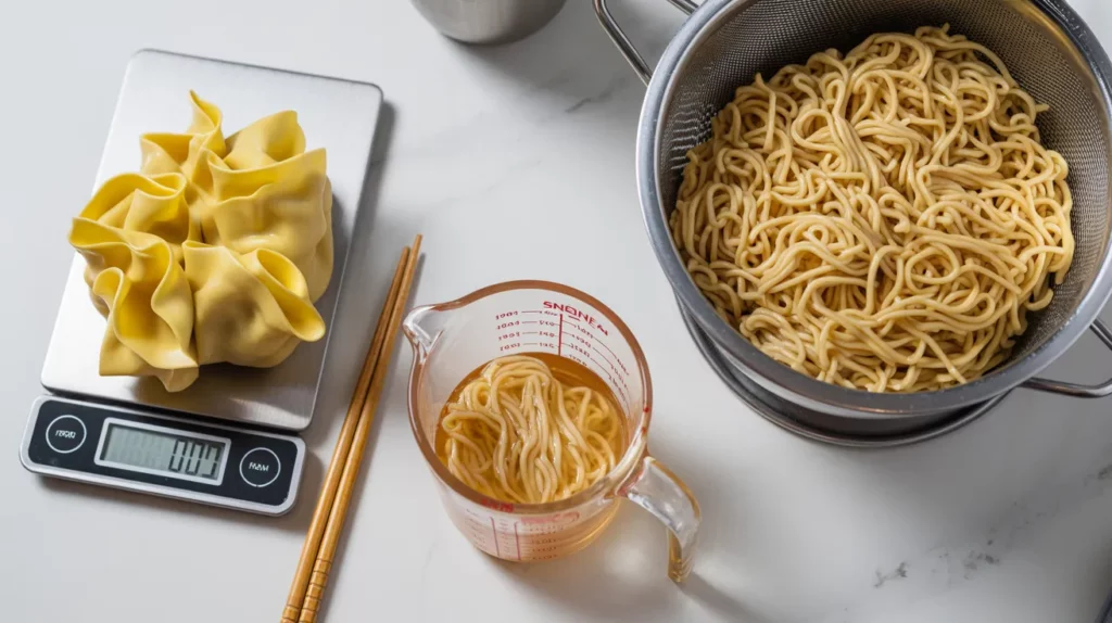 Measuring Wonton Noodles