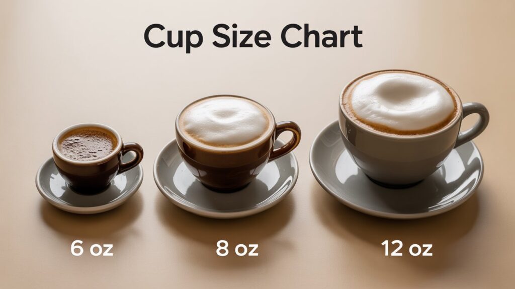 Sizes Of Cappuccino