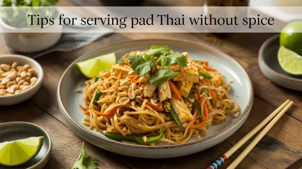 Tips For Serving Pad Thai Without Spice