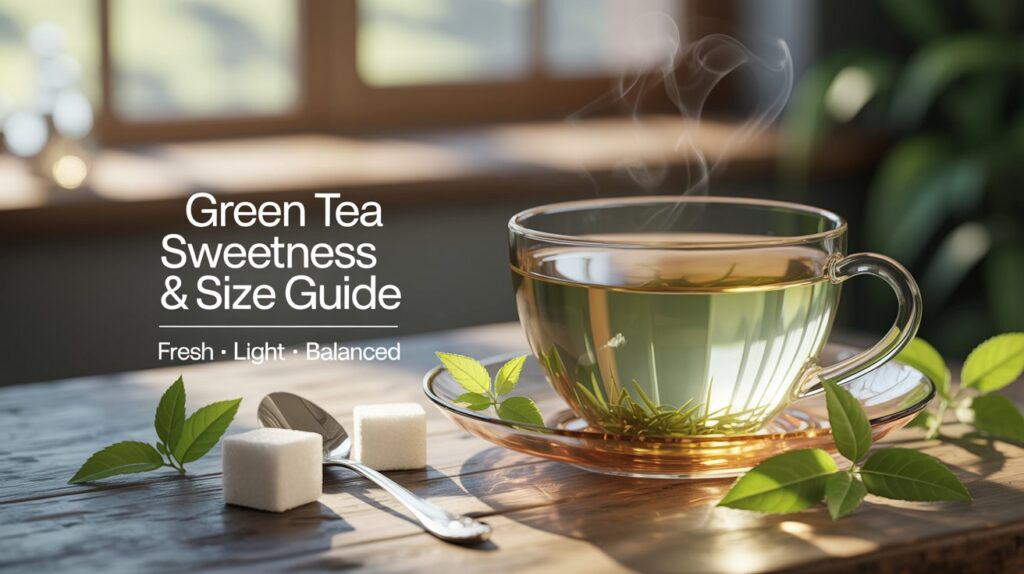 Green Tea With Sugar Size Chart: Ultimate Guide Green Tea With Sugar Size Chart: Ultimate Guide