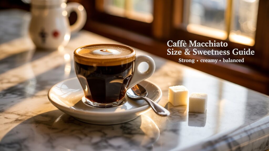Caffè Macchiato Milk Coffee With Sugar Size Chart: Ultimate Guide