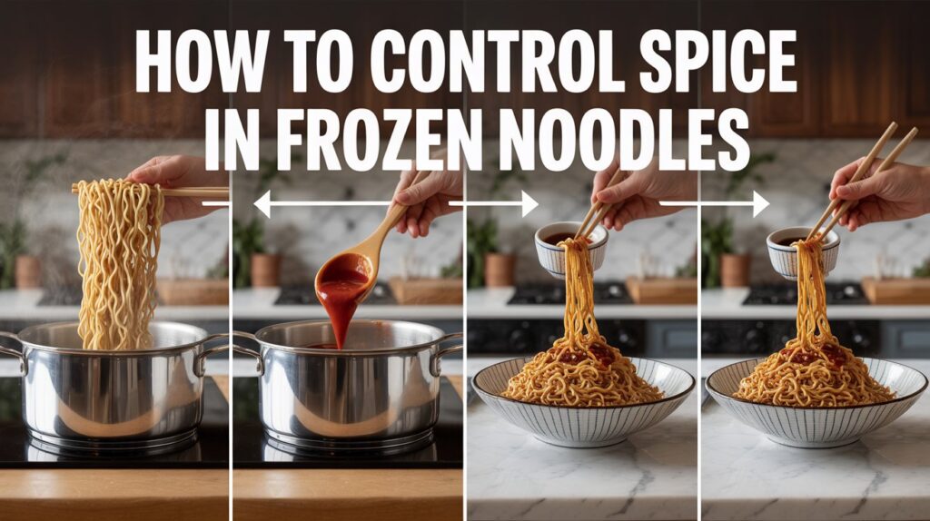 Cooking Frozen Noodles With Heat