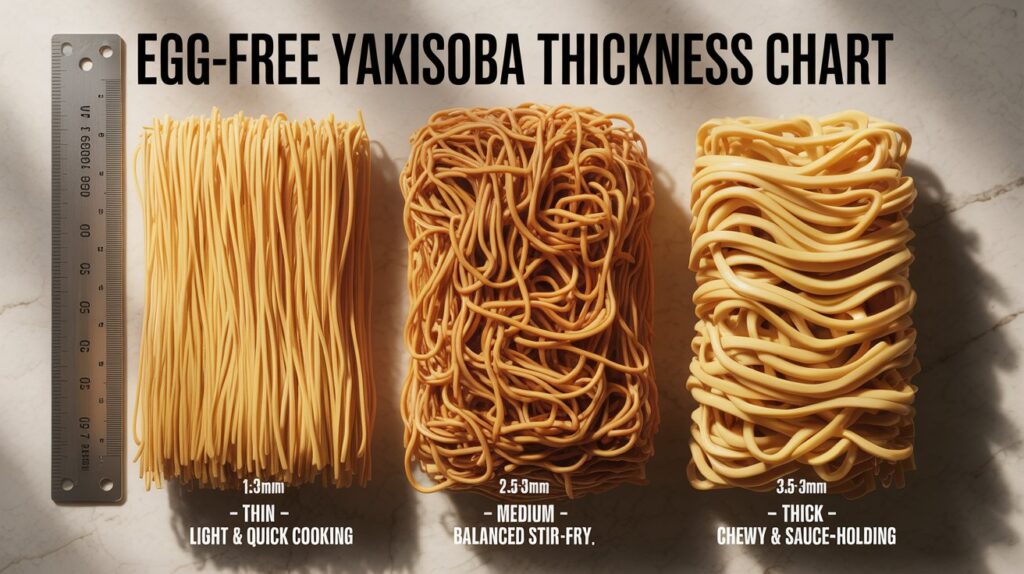 Yakisoba Noodle Sizes