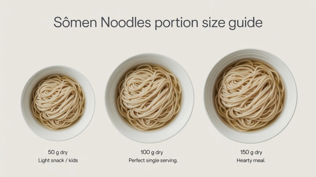 Portion Sizes For Sōmen