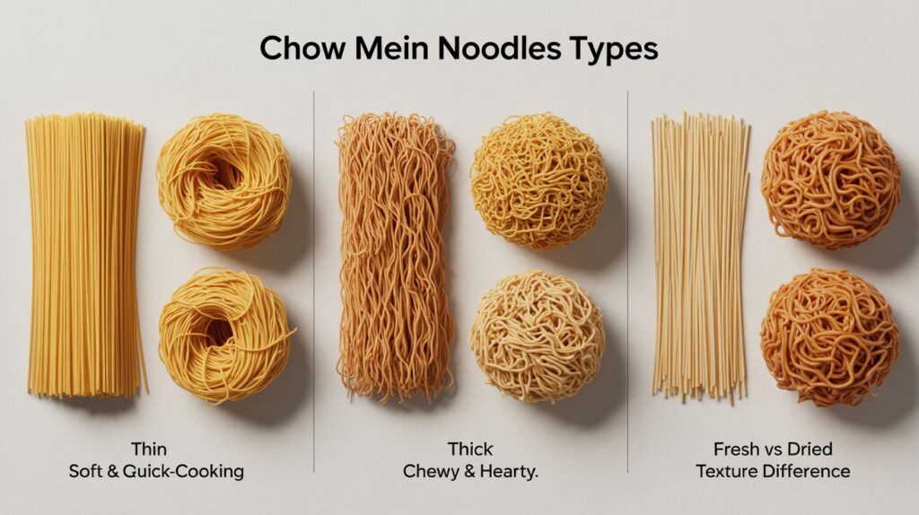 Chow Mein Noodles Types