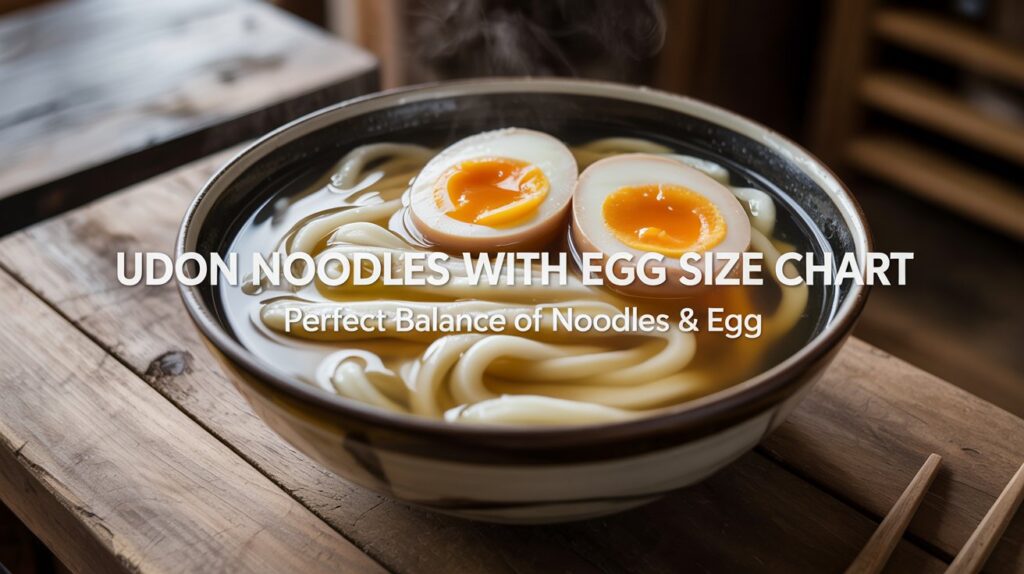 Udon Noodles With Egg Size Chart: Ultimate Guide