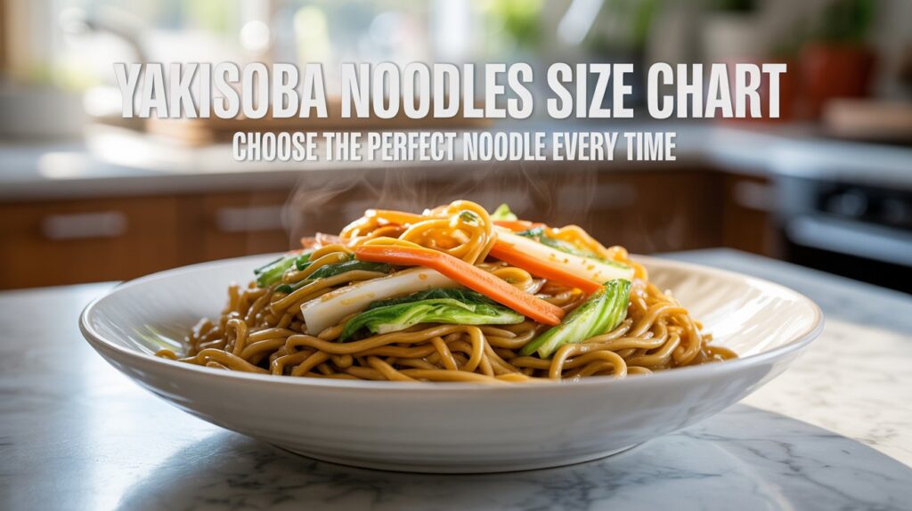 Yakisoba Noodles Size Chart: Ultimate Guide for Perfect Portions Yakisoba Noodles Size Chart: Ultimate Guide for Perfect Portions