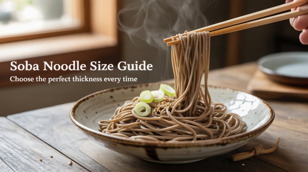 Soba Noodles Size Chart: Ultimate Guide to Perfect Portions