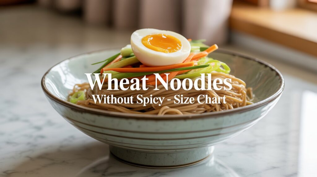 Wheat Noodles Without Spicy Size Chart: Ultimate Guide & Tips
