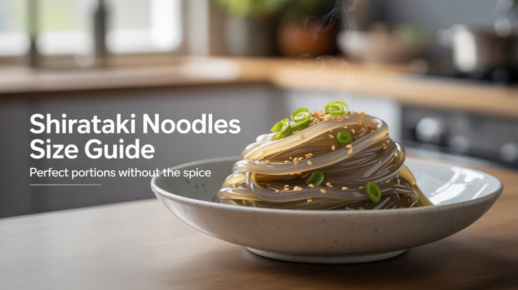 Shirataki Noodles Without Spicy Size Chart