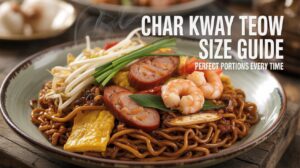 Char Kway Teow Size Chart: Ultimate Guide to Perfect Portions