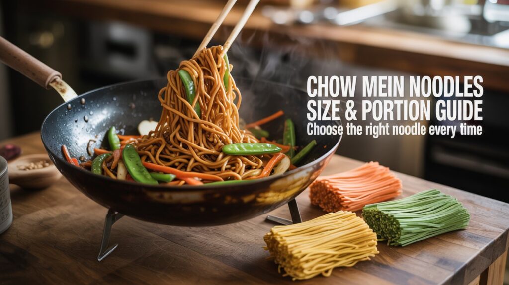 Chow Mein Noodles Size Chart: Ultimate Guide to Perfect Portions