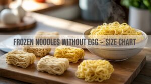 Frozen Noodles Without Egg Size Chart