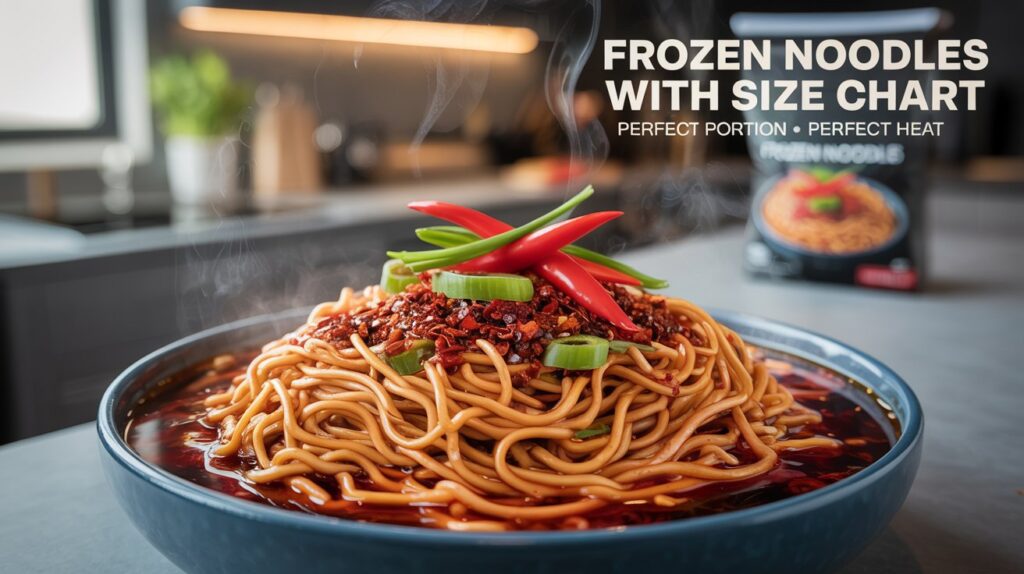 Frozen Noodles With Spicy Size Chart: Ultimate Guide