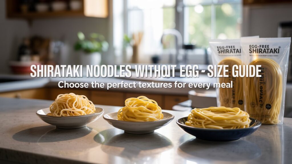 Shirataki Noodles Without Egg Size Chart: Ultimate Guide & Tips