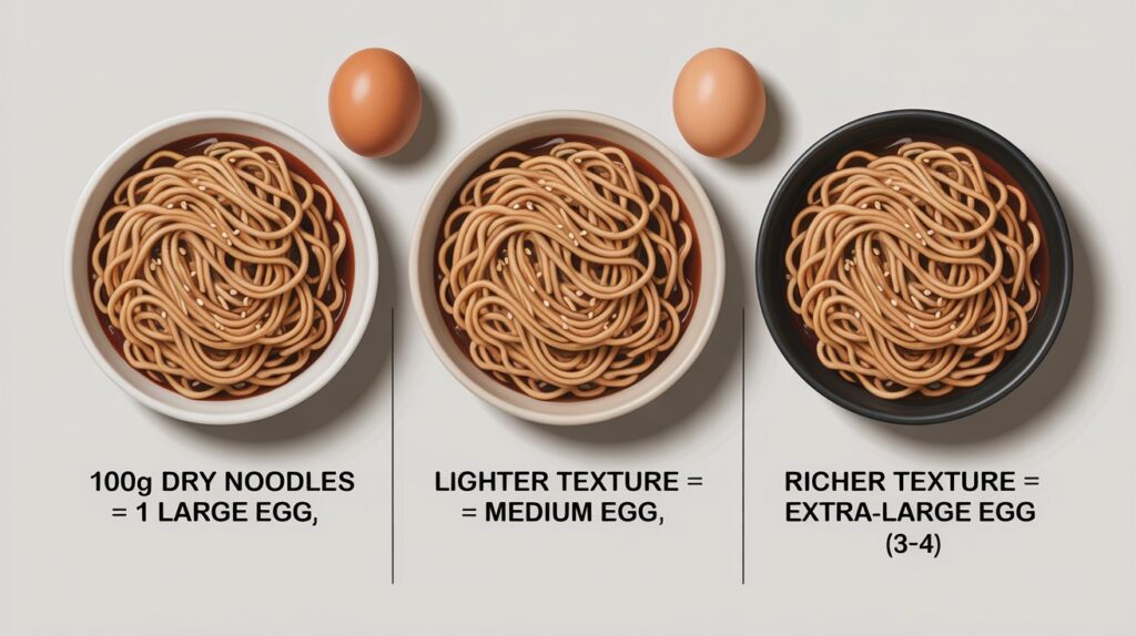 Portioning Sesame Noodles