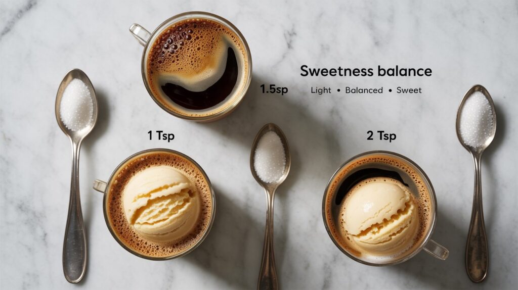 Sugar Amounts By Size