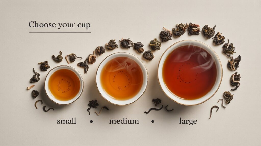 Standard Oolong Tea Sizes