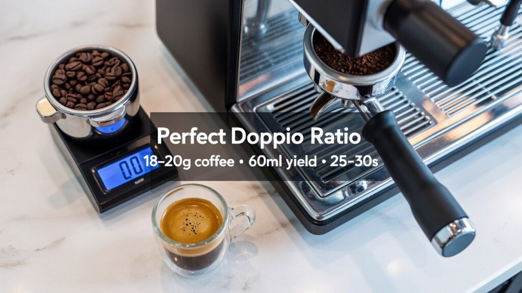 Measuring Coffee For Doppio
