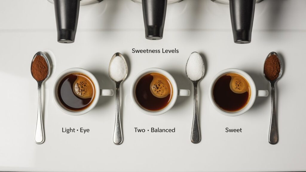 Sugar Amounts By Size