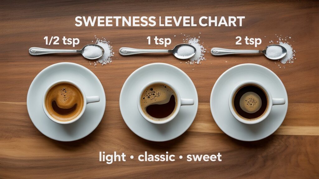Sugar Amounts By Size