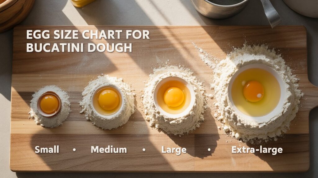Portioning Bucatini By Egg Size
